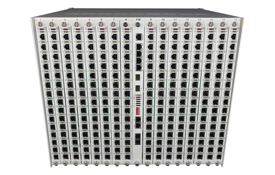 飛暢科技-960路電話(huà)光端機（8U 19英寸，SFP 1+1光備份）