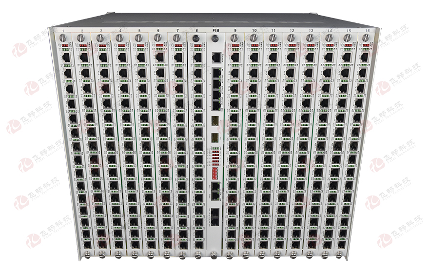 飛暢科技-960路電話(huà)光端機（8U 19英寸，SFP 1+1光備份）