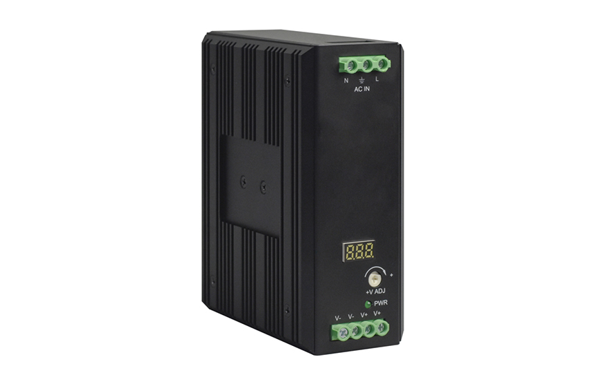 飛暢科技-工業級導軌式 AC220V轉 DC12V15A/24V8A/48V5A(帶功率因素調整)   開關電源